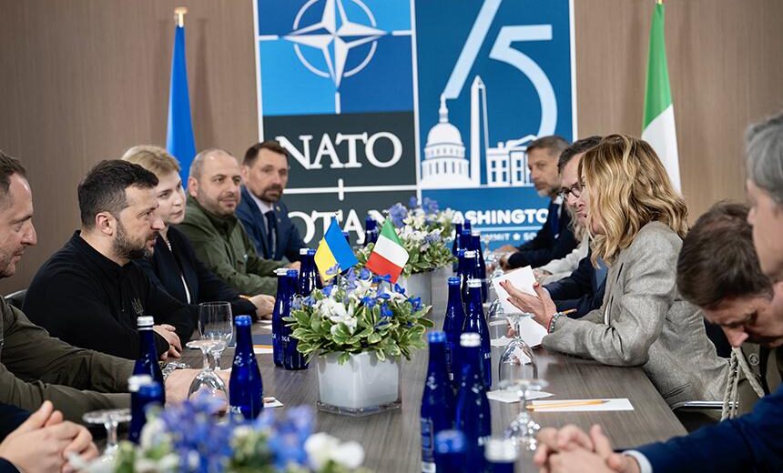 Incontro Meloni Zelensky al vertice Nato