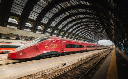 Treno Italo in viaggio