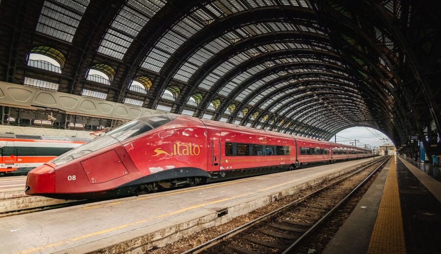 Treno Italo in viaggio