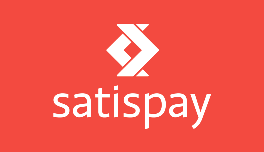 Logo di Satispay con carte di debito Mastercard
