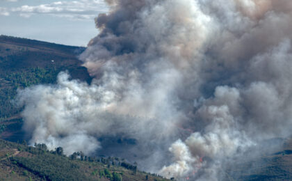 Incendi in Spagna e Francia