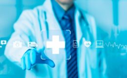 Illustrazione sull'uso dell'intelligenza artificiale in sanità