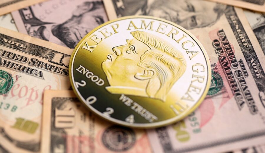 Grafico delle perdite del memecoin $TRUMP