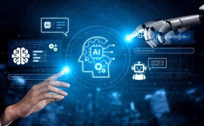 Illustrazione sull'adozione dell'intelligenza artificiale