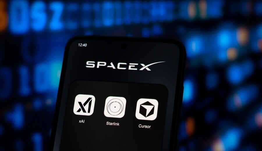 Logo di SpaceXAI e Microsoft Excel