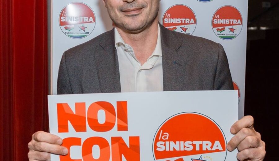 Nicola Fratoianni durante un'intervista