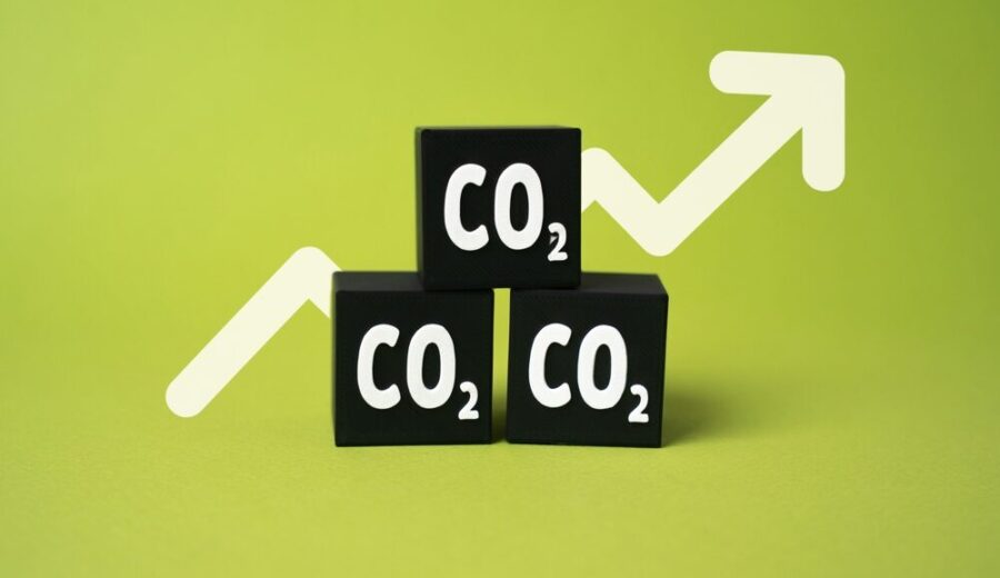 Grafico sul prezzo delle quote di CO2